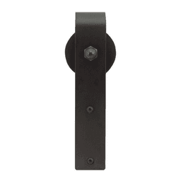 Hook Strap with Roller for Rolling Barn Doors, Black