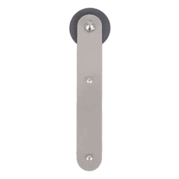 Stick Strap with Roller for Rolling Barn Doors, Black
