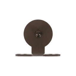 Top Mount with Roller for Rolling Barn Doors, Oil Rubbed Bronze