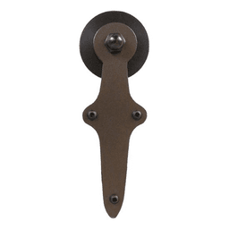 Wright Strap with Roller for Rolling Barn Doors, Oil Rubbed Bronze