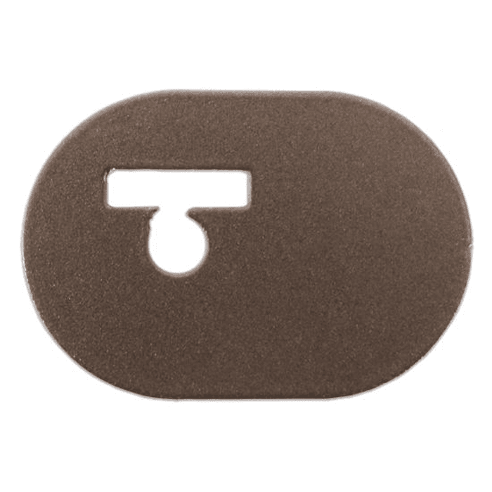 Center Door Stop for Bi-Parting Doors, Oil Rubbed Bronze