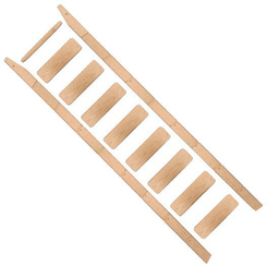 108"x20" Library Ladder Unassembled and Unfinished, Maple