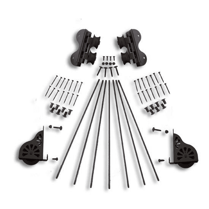 20" Hardware Swivel Kit for Rolling Library Ladders, Oil Rubbed Bronze