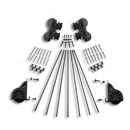 20" Hardware Swivel Kit for Rolling Library Ladders, Oil Rubbed Bronze