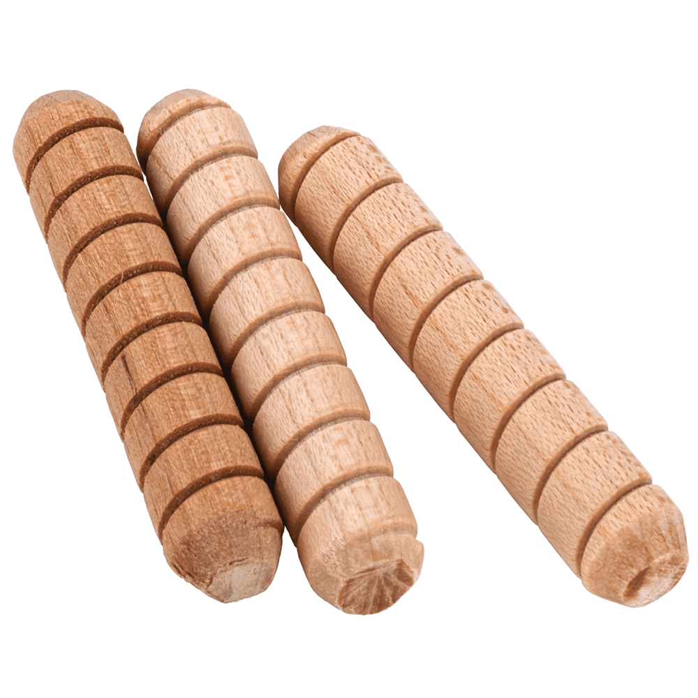 7/16" x 2" Spiral-Grooved Dowel Pin