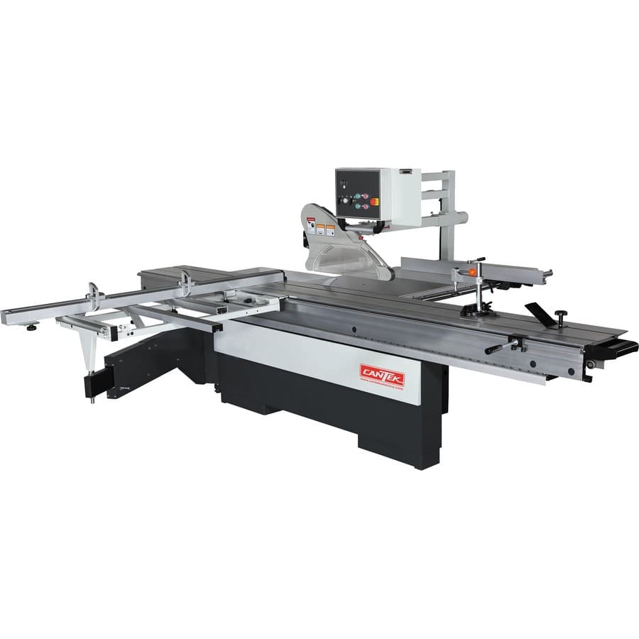 Cantek D405A 10' Sliding Table Saw Motorized Blade Rise/Fall Three Phase