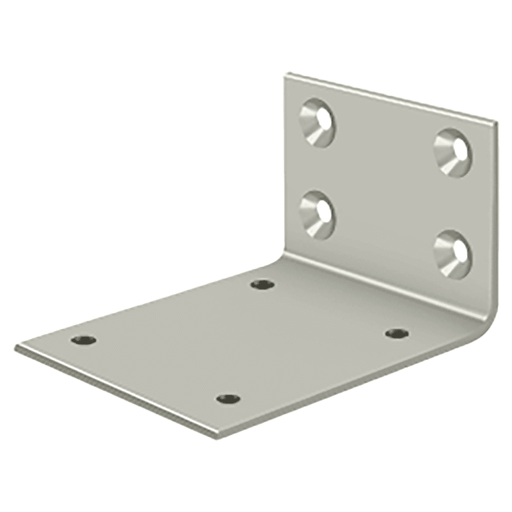 3-5/8" Jamb Bracket for DASH95, Brushed Nickel