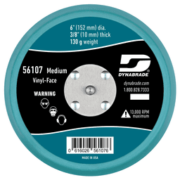 6" PSA Non-Vacuum Disc Backing Pad, No Holes