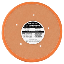8" Hook and Loop Short Nap Non-Vacuum Disc Backing Pad, No Holes