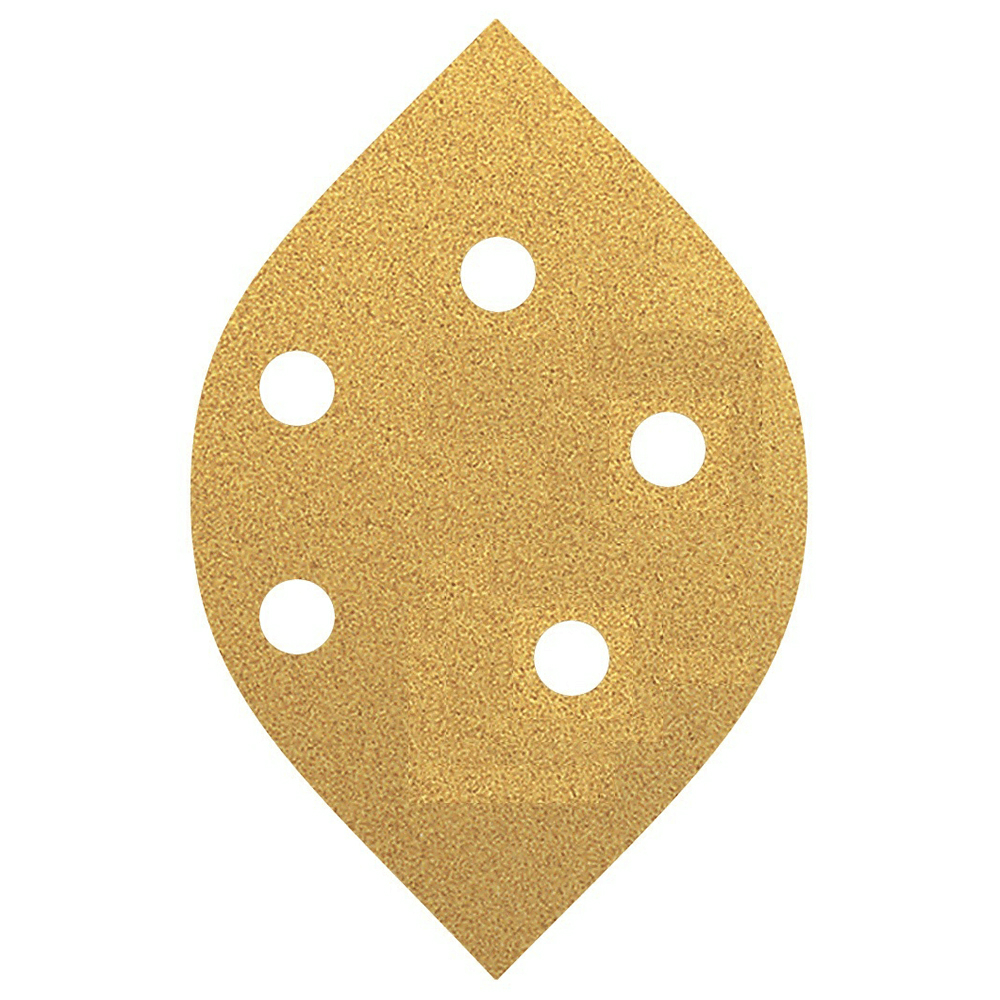 2-3/4" x 2-3/8" 150 Grit Aluminum Oxide PSA Tear-Drop Abrasive Sheet (50/Pack)
