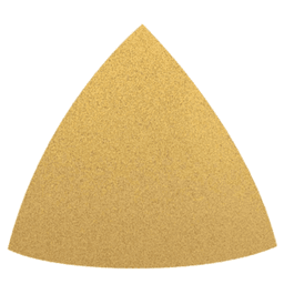 320 Grit Aluminum Oxide No Holes PSA Non-Vacuum Triangular Abrasive Sheet (50/Pack)