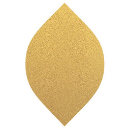 320 Grit Aluminum Oxide PSA Tear-Drop Abrasive Sheet (50/Pack)