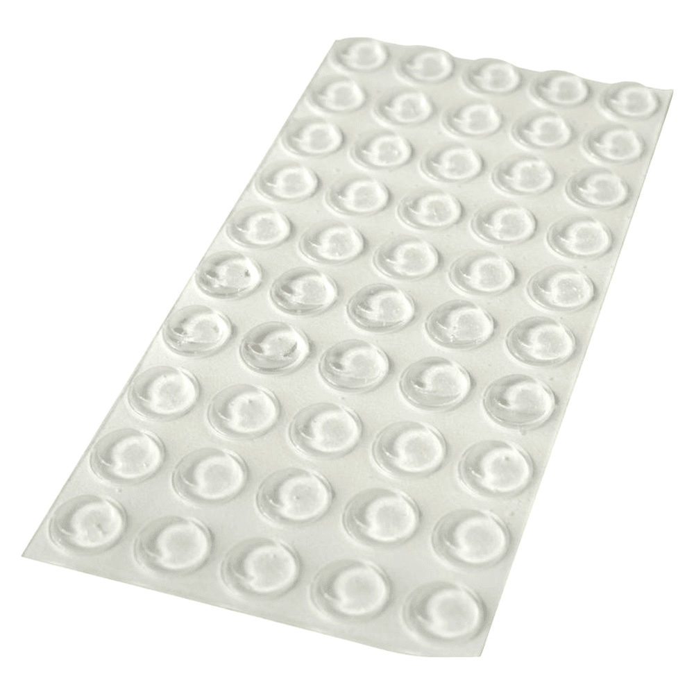 Door Bumper Pad, Dome, White, 5000/Roll