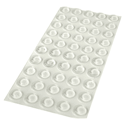 Door Bumper Pad, Dome, White, 5000/Roll