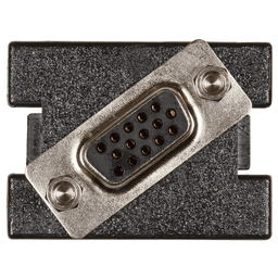 Female to Screw Type VGA 15 Pin, Black