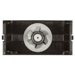 Single F-Connector, Black