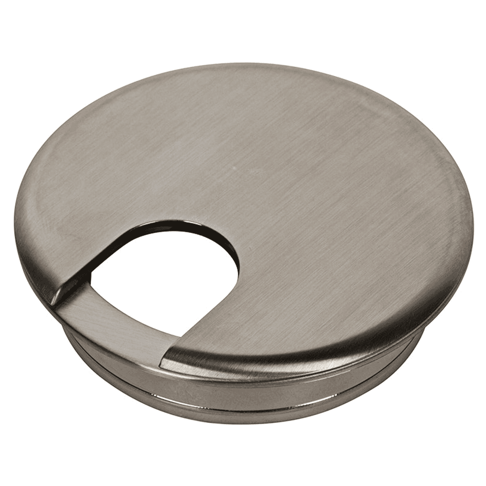1-3/4" Grommet Cap and Liner Set for 1-1/2", Satin Chrome