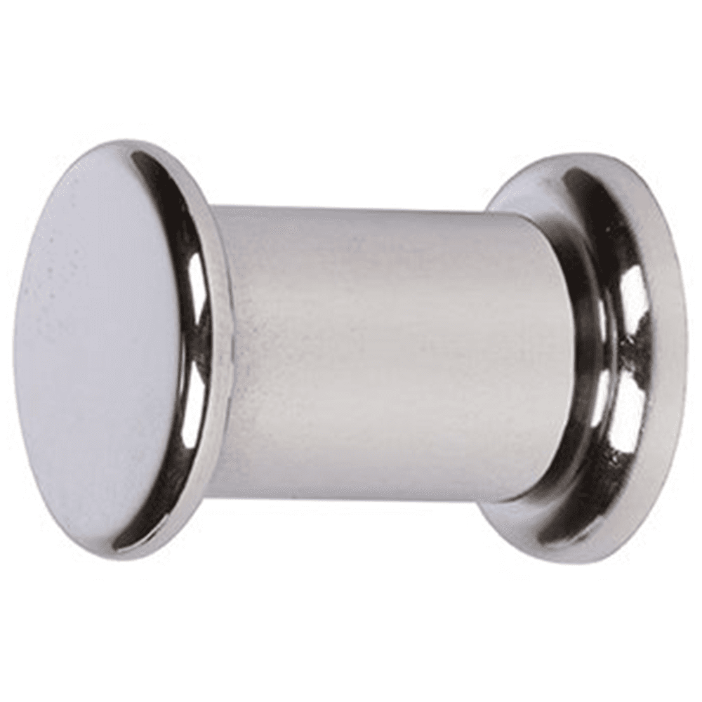 CH23A Button Coat Hook, Polished Stainless Steel