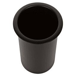 Round Large Curling Iron Holder, Black