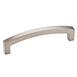 3-25/32" Rounded Square Drawer Pull, Satin Nickel