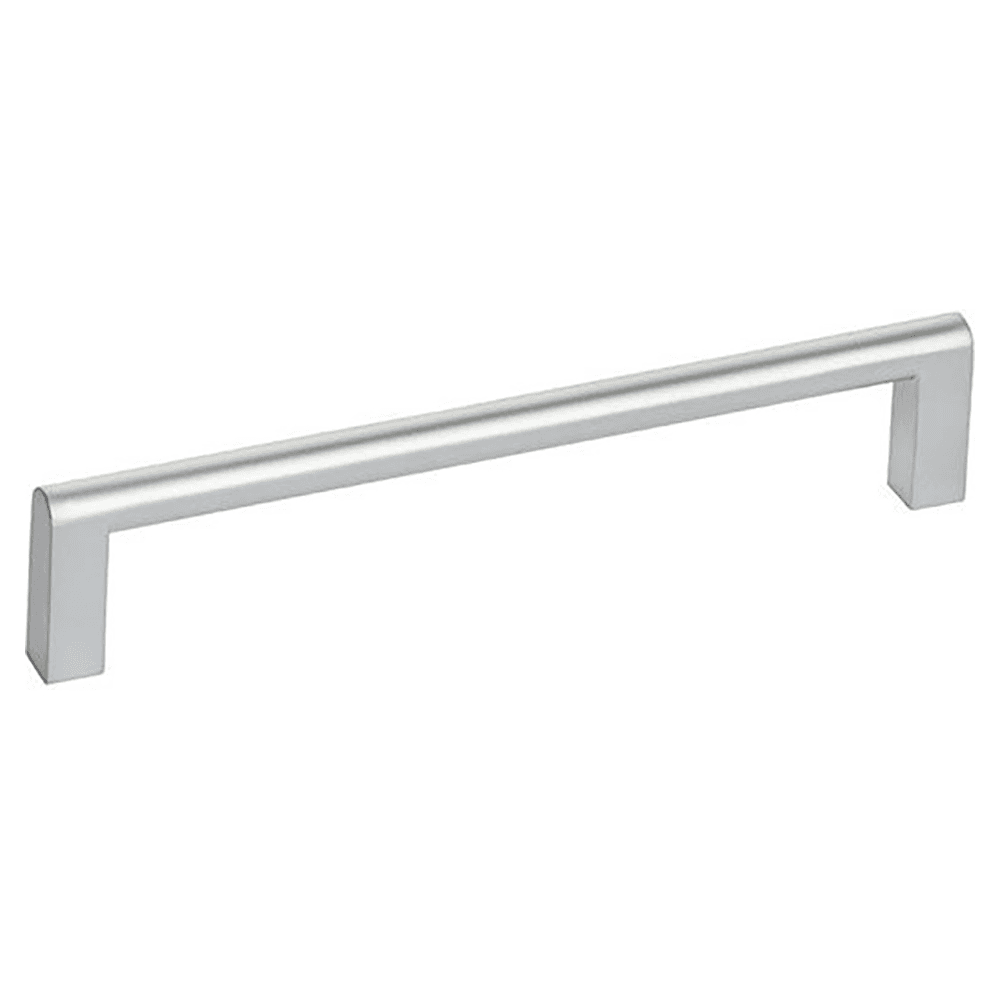 6-5/16" Round Top Bar Drawer Pull, Matte Chrome
