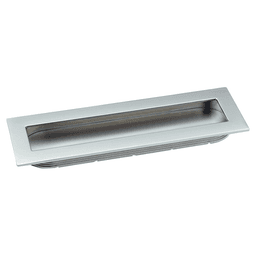 5-29/32" Elongated Frame Drawer Pull, Matte Chrome