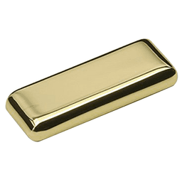 1-7/8" Tab Drawer Pull, Polished Brass