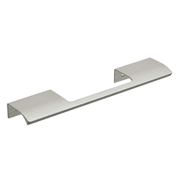 6-1/16" Medium Urban Edge Drawer Pull, Brushed Satin Aluminum