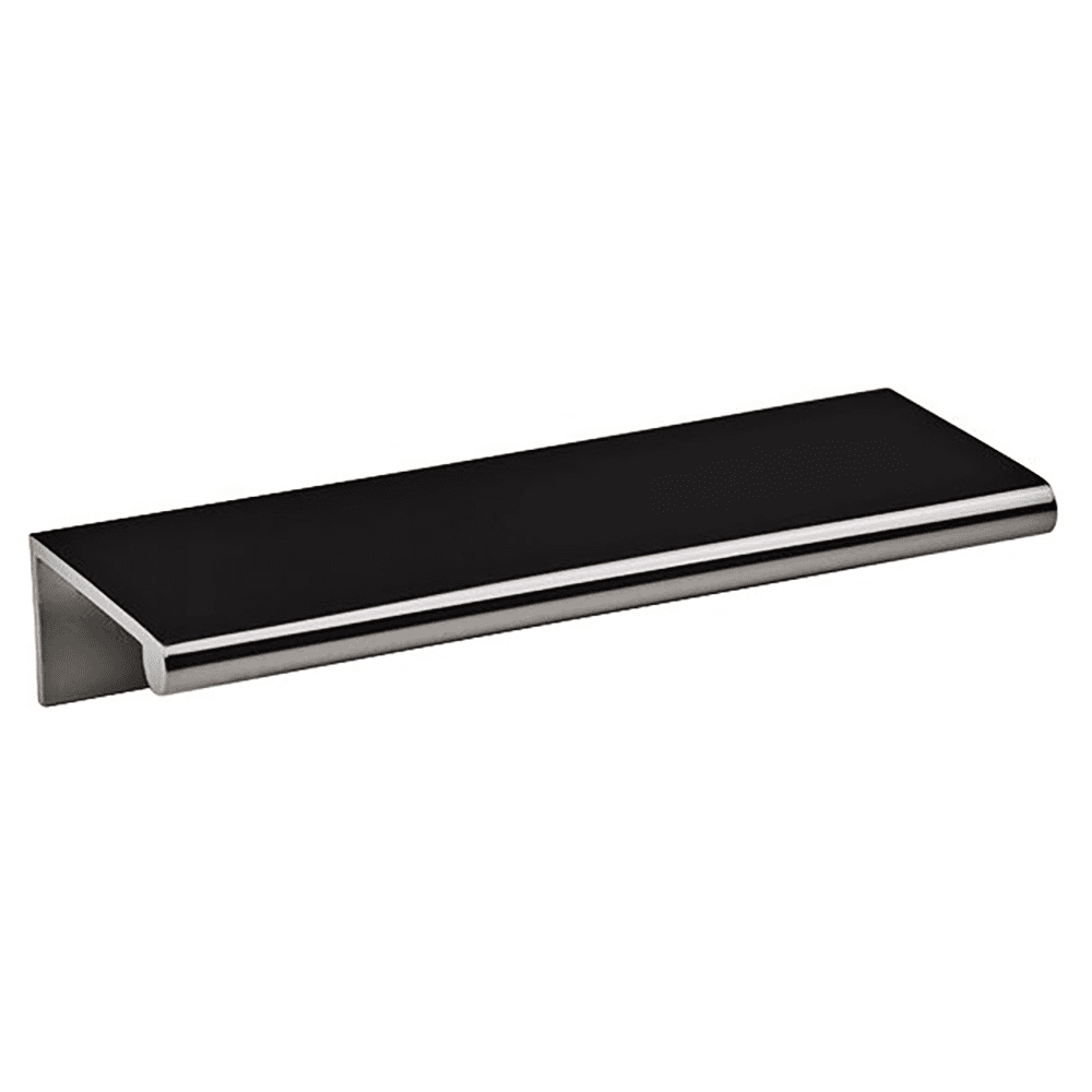 DP3 3" Tab Drawer Pull, Black Chrome