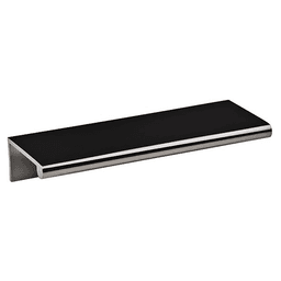 DP3 3" Tab Drawer Pull, Black Chrome