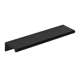 5" Edge Finger Pull, Matte Black