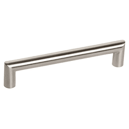 5-1/32" Angled Bar Drawer Pull, Satin Stainless Steel