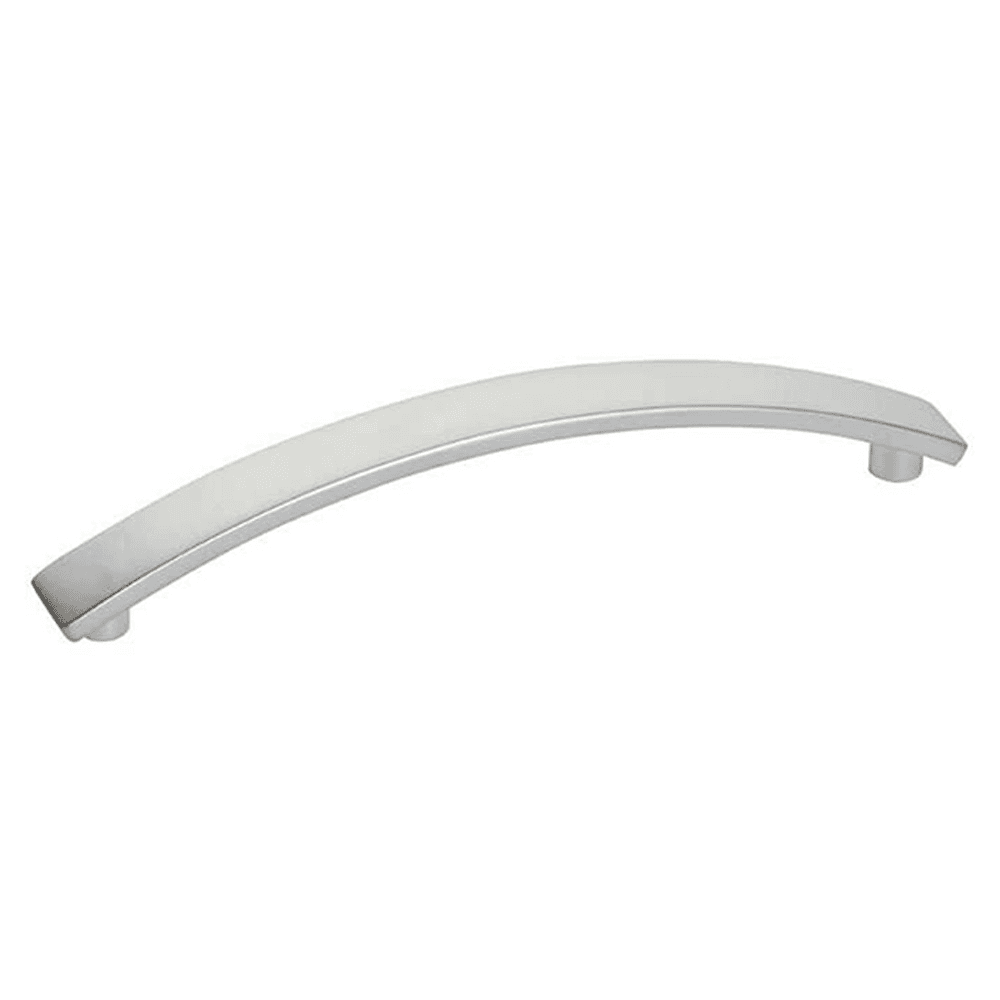 5-1/16" Curved Bar Drawer Pull, Matte Chrome