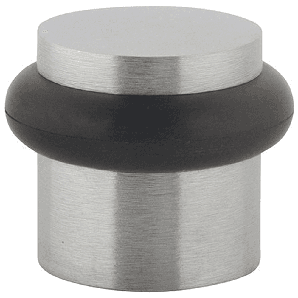 1-7/32" Diameter Cylindrical Door Stop, Satin Chrome
