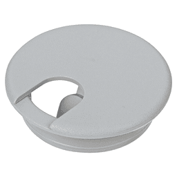 3" Grommet Cap and Liner Set for 2-1/2" Hole, Light Gray