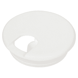 3" Grommet Cap and Liner Set for 2-1/2" Hole, White
