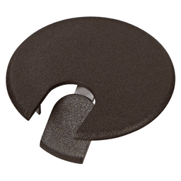 3" Plastic Grommet Cap for 2-9/32" Hole, Walnut Brown