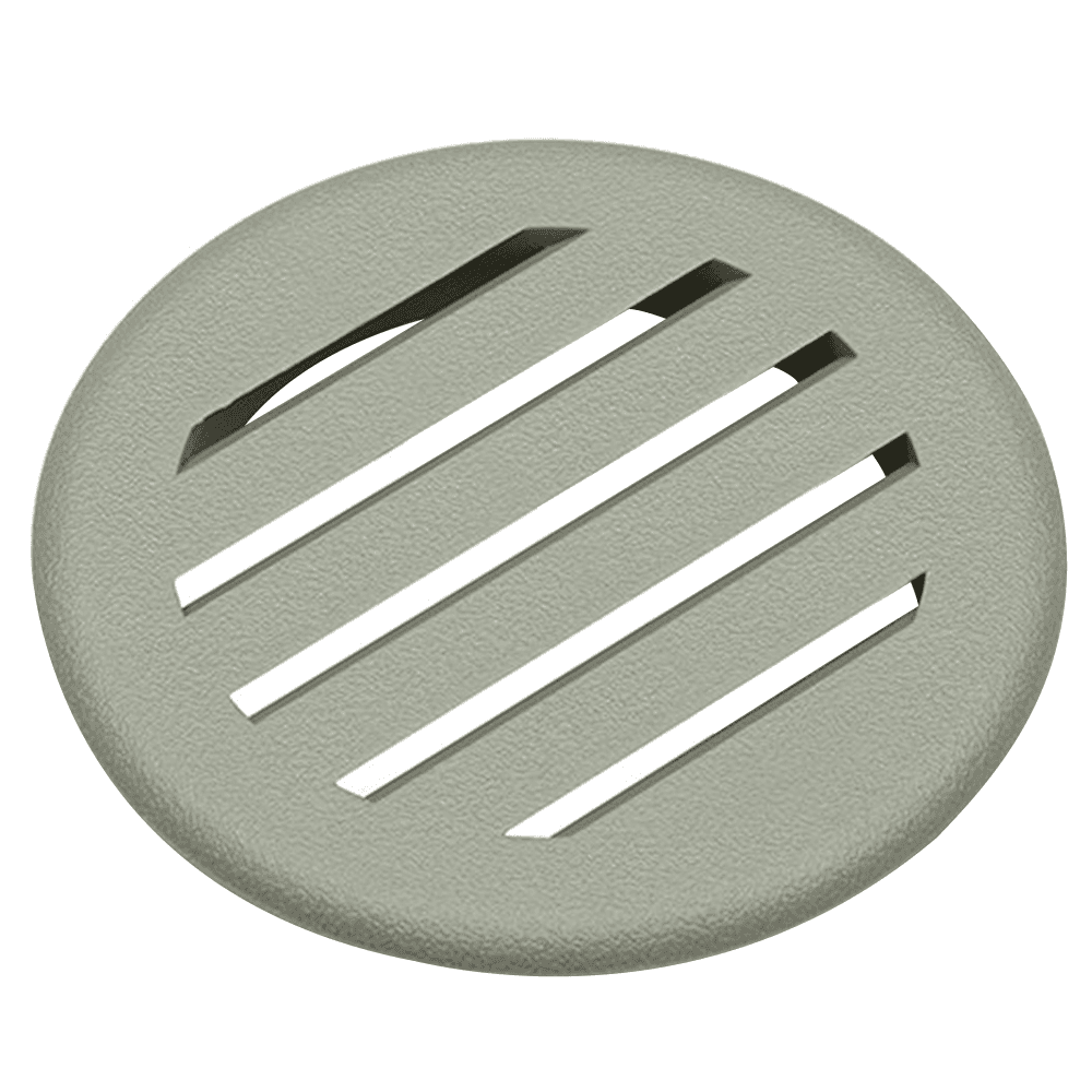 3" Air Vent Grommet Cap for 2-9/32" Hole, Warm Gray