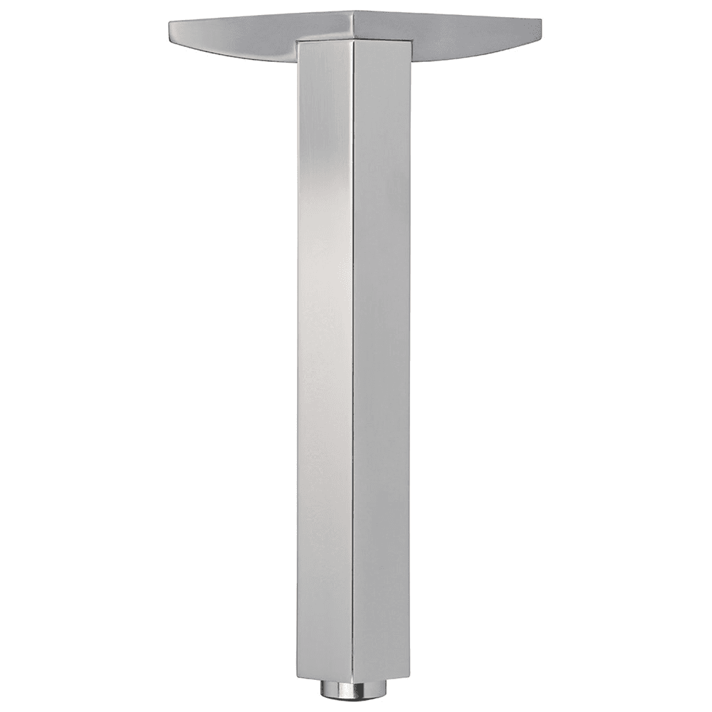 1" Diameter x 8-1/8" High Corner Furniture Leg, Polished Aluminum