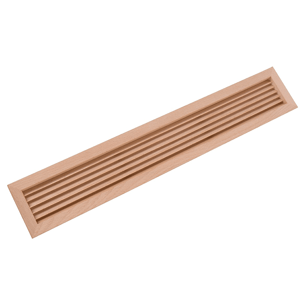 20-9/16" Rectangular Air Vent Grille for 19-15/16" Hole, Beech