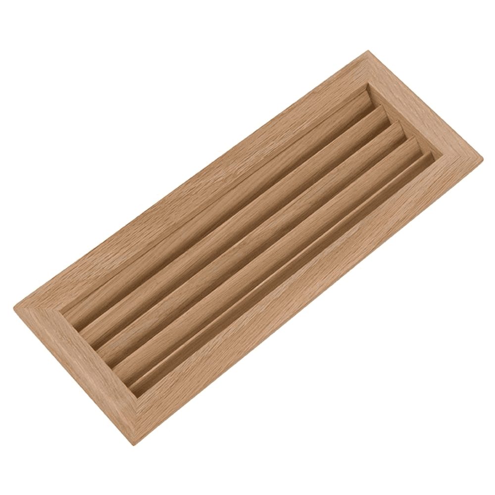 9-9/16" Rectangular Air Vent Grille for 8-15/16" Hole, Maple