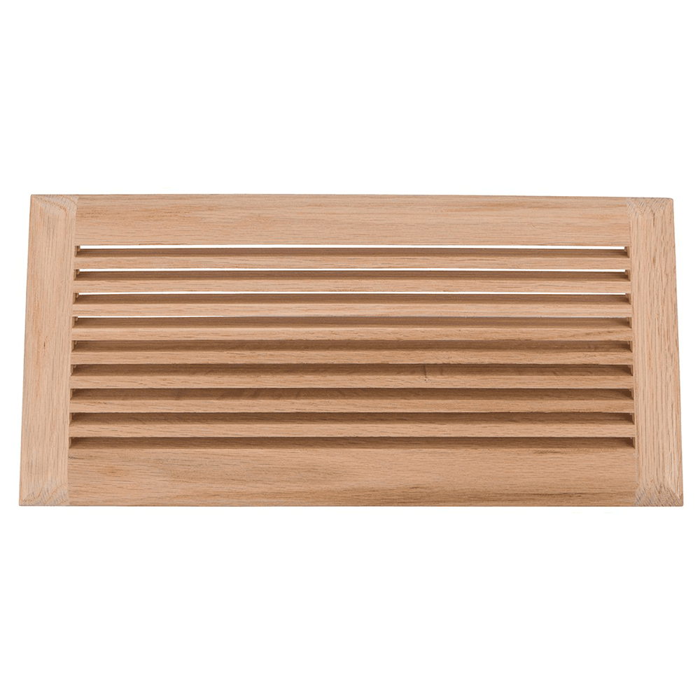 15-1/2" Wood Air Vent Grille, Red Oak