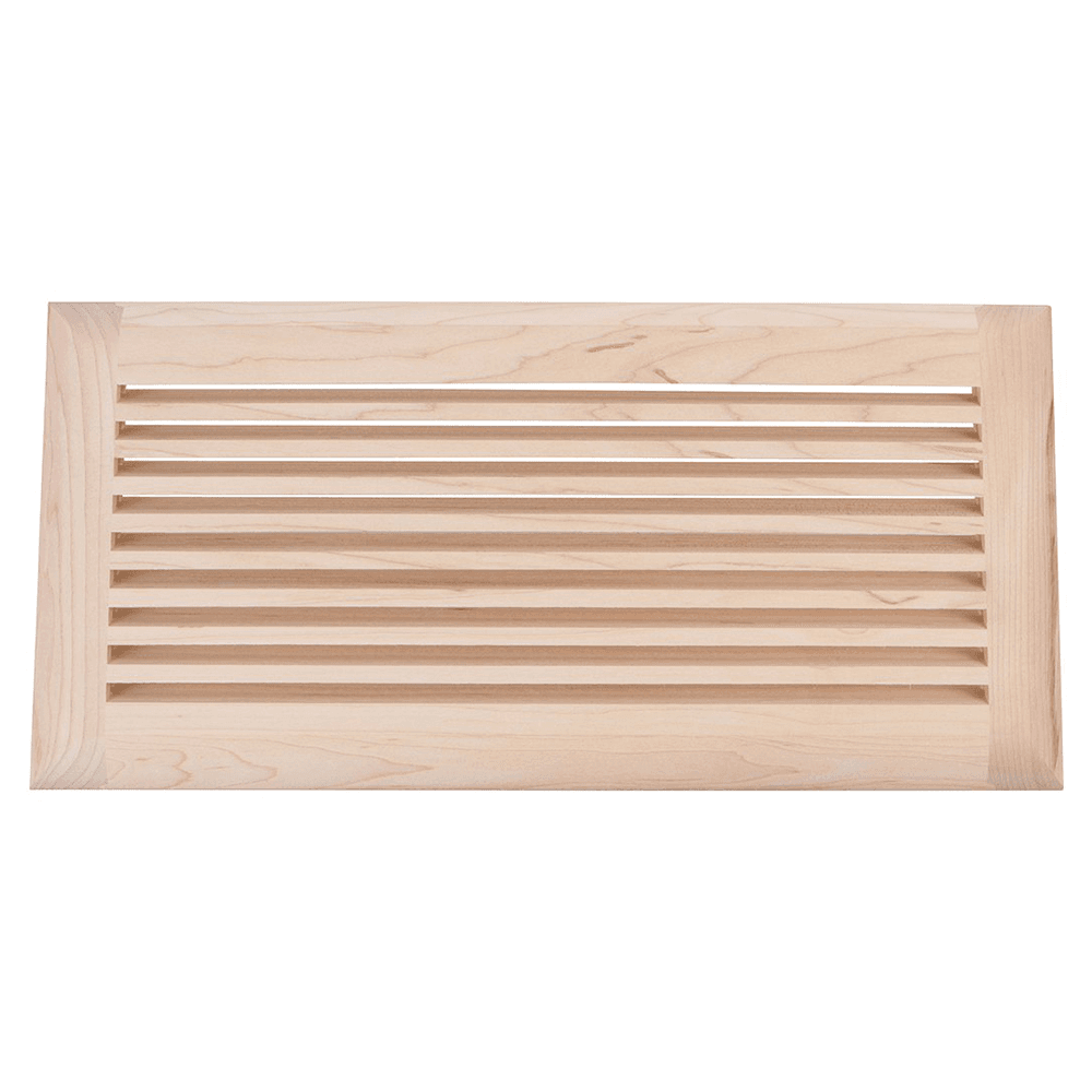 15-1/2" Wood Air Vent Grille, Maple