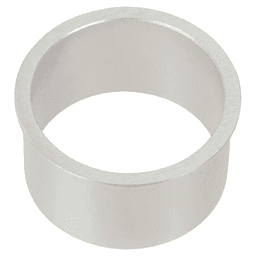 1-5/8" Desk Grommet Liner, Satin Aluminum