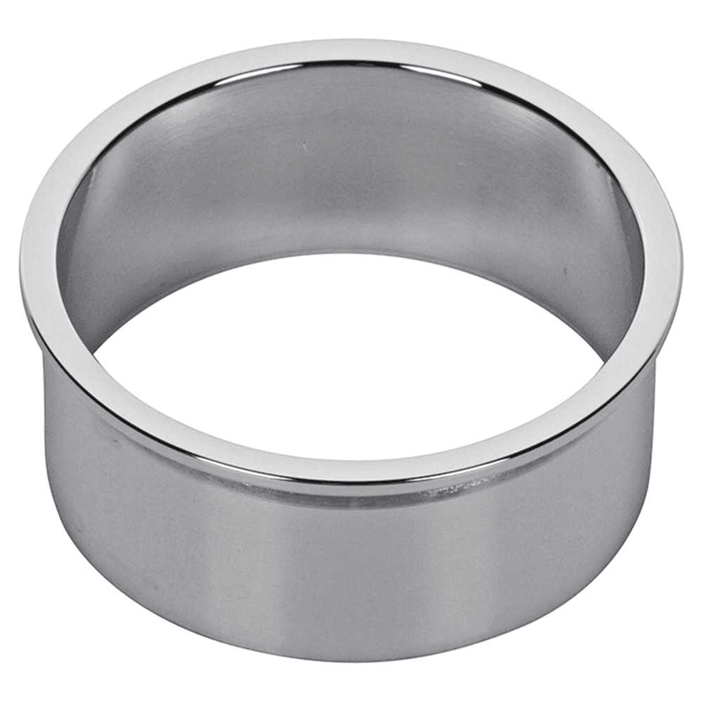 2" Desk Grommet Liner for 1-3/4" Hole, Polished Chrome