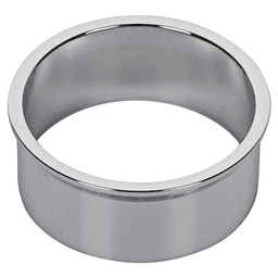 2" Desk Grommet Liner for 1-3/4" Hole, Polished Chrome