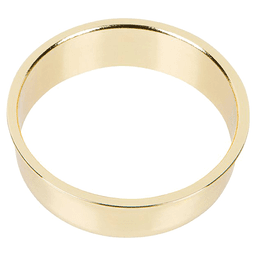 2-1/2" Desk Grommet Liner for 2-3/8" Hole, Polished Brass