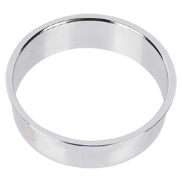 2-1/2" Desk Grommet Liner for 2-3/8" Hole, Polished Chrome