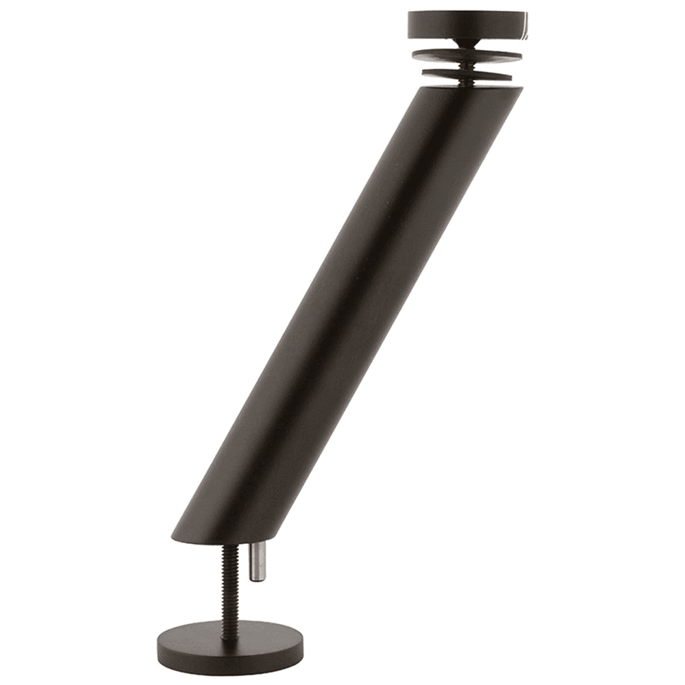 5" x 6" Angled Shelf Bracket, Matte Black Finish