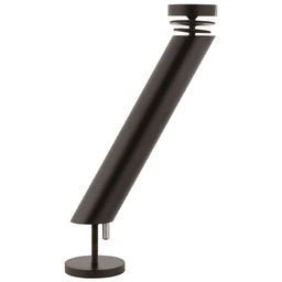 5" x 6" Angled Shelf Bracket, Matte Black Finish
